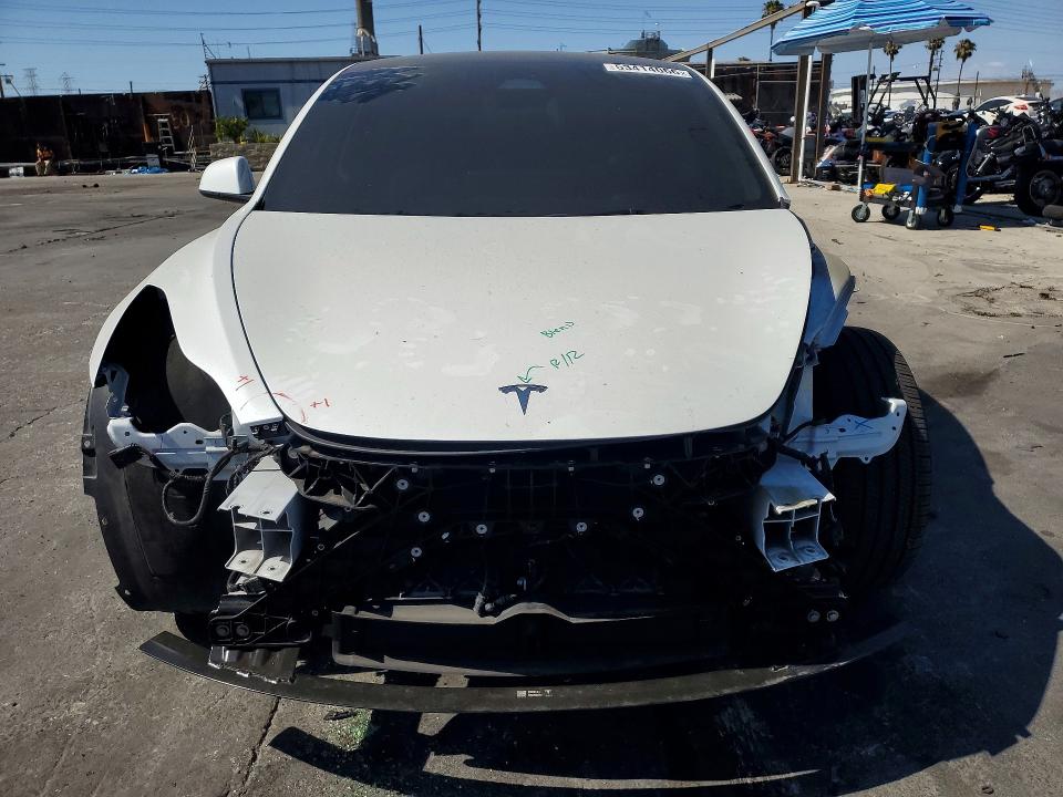 2023 Tesla Model 3 VIN 5YJ3E1EA1PF621250 COPART salvage auction — FRONT END, Ca - Salvage Certificate, sold $7,900 on 2026-07-15 (photo 5)