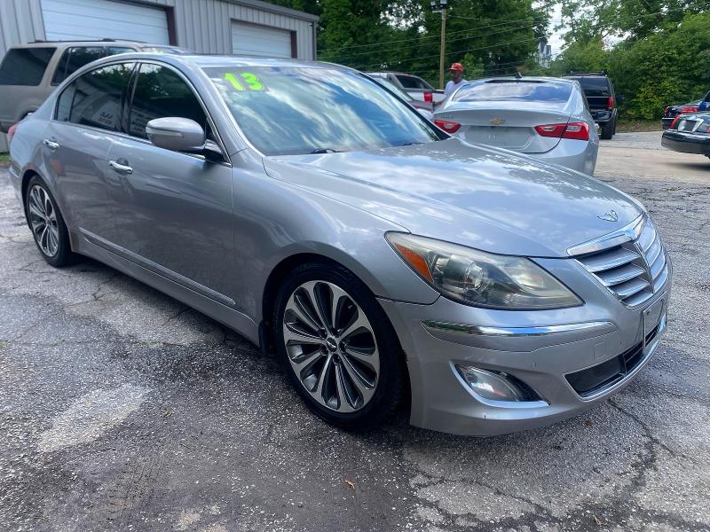 2013 Hyundai Genesis VIN KMHGC4DHXDU241748 COPART salvage auction — NORMAL WEAR, Ga - Certificate Of Title (P), sold $575 on 2026-07-08 (photo 1)