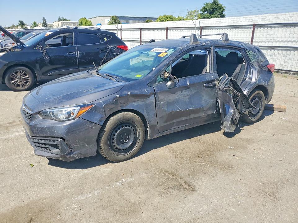 2023 Subaru Impreza VIN 4S3GTAB66P3701728 COPART salvage auction — ROLLOVER, Ca - Salvage Certificate, sold $650 on 2026-07-17 (photo 1)