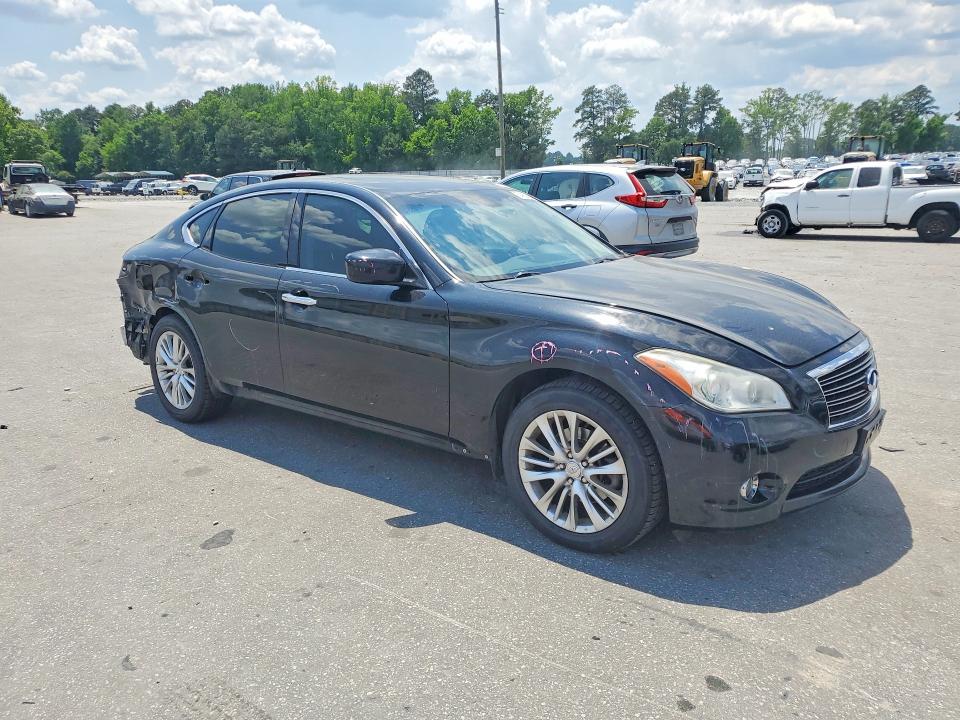2012 Infiniti M VIN JN1BY1AR6CM396763 COPART salvage auction — REAR END, Nc - Salvage Certificate Of Title, sold $300 on 2026-07-21 (photo 4)