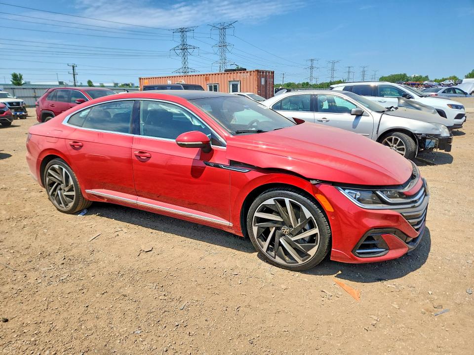2021 Volkswagen Arteon VIN WVWTR7AN1ME002385 COPART salvage auction — FRONT END, Il - Salvage Certificate, sold $6,900 on 2026-07-07 (photo 4)