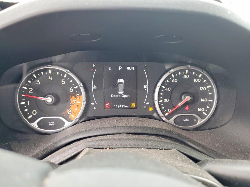 2018 Jeep Renegade VIN ZACCJABB2JPJ35827 COPART salvage auction — REAR END, Ga - Cert Of Title-Salvage, sold $1,550 on 2026-07-27 (photo 9)