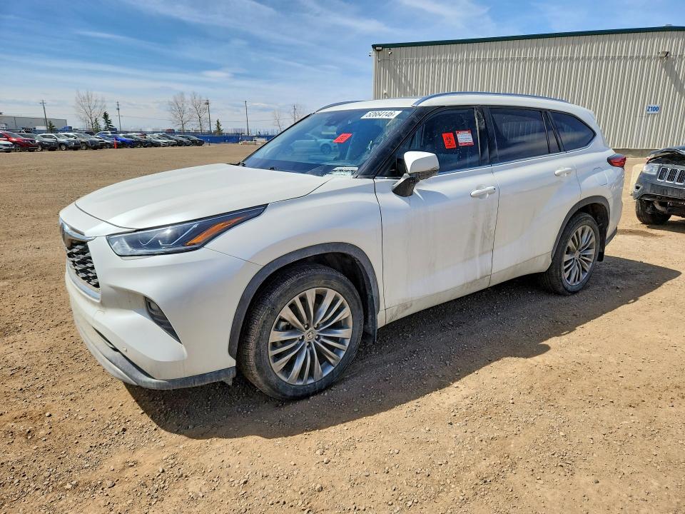 2020 Toyota Highlander VIN 5TDFZRBH9LS050128 COPART salvage auction — VANDALISM, Salvage Title, sold $13,800 on 2026-07-21 (photo 1)