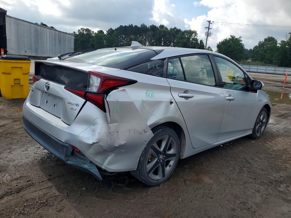 2020 Toyota Prius VIN JTDKARFU3L3125114 COPART salvage auction — REAR END, La - Cert Of Title-Salvage, sold $4,850 on 2026-07-17 (photo 3)