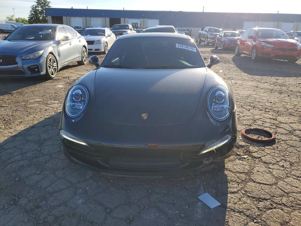 2012 Porsche 911 VIN WP0AB2A95CS120473 COPART salvage auction — FRONT END, MI - CERTIFICATE OF TITLE, sold $51,500 on 2026-07-28 (photo 5)