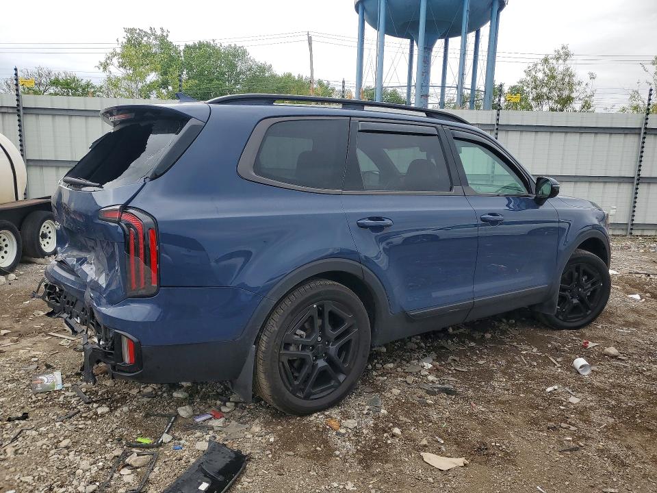 2025 Kia Telluride VIN 5XYP5DGC9SG641667 COPART salvage auction — REAR END, Il - Salvage Certificate, sold $18,200 on 2026-07-08 (photo 3)