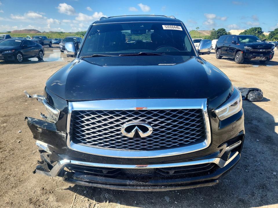 2021 Infiniti VIN JN8AZ2BF5M9715899 COPART salvage auction — FRONT END, Fl - Cert Of Title Slvg Rebuildable, sold $50 on 2026-07-30 (photo 5)