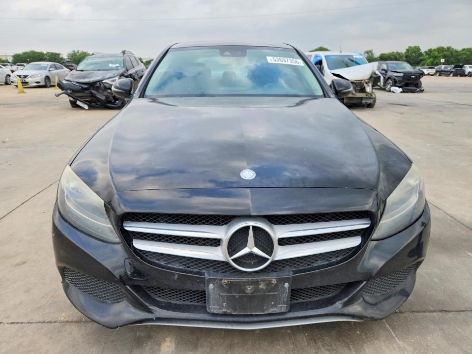 2017 Mercedes-benz C-klasse VIN WDDWF4JB9HR234618 COPART salvage auction — REAR END, Tx - Certificate Of Title, sold $5,100 on 2026-07-08 (photo 5)