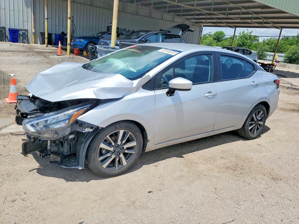 2025 Nissan Versa VIN 3N1CN8EV0SL839169 COPART salvage auction — FRONT END, Tx - Salvage Vehicle Title, sold $2,150 on 2026-07-09 (photo 1)