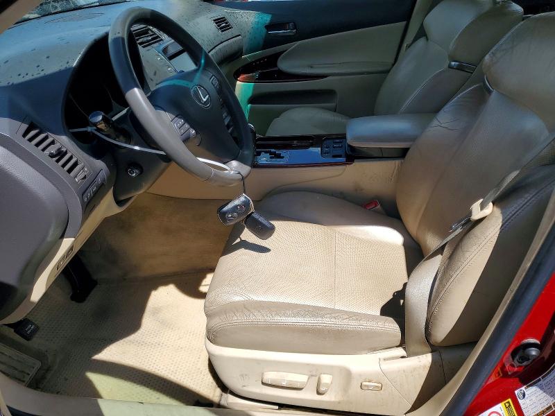 2009 Lexus Gs 350 VIN JTHBE96S590046345 COPART salvage auction — FRONT END, Ca - Salvage Certificate, sold $1,050 on 2026-07-02 (photo 7)