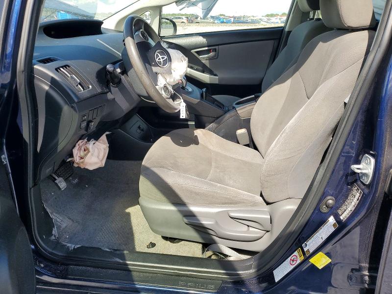 2014 Toyota Prius VIN JTDKN3DU8E1736789 COPART salvage auction — FRONT END, Fl - Cert Of Title Slvg Rebuildable, sold $850 on 2026-07-14 (photo 7)