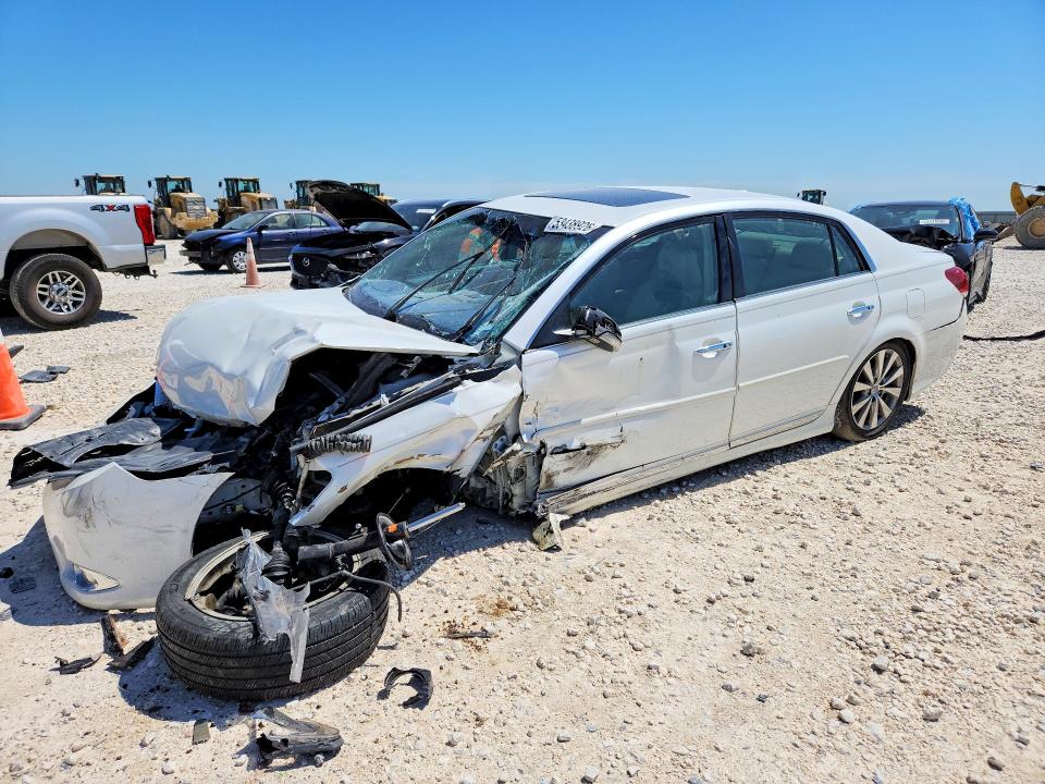 2011 Toyota Avalon VIN 4T1BK3DB0BU438850 COPART salvage auction — FRONT END, Tx - Salvage Vehicle Title, sold $725 on 2026-07-09 (photo 1)