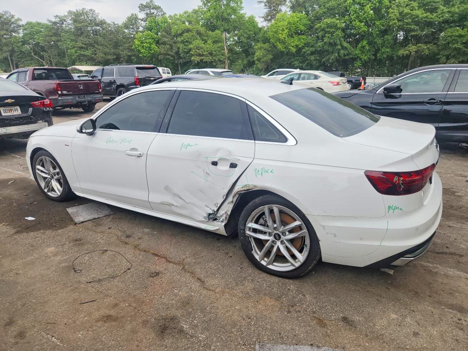 2022 Audi A4 VIN WAUEAAF40NN011798 COPART salvage auction — SIDE, Ga - Cert Of Title-Salvage, sold $9,300 on 2026-07-24 (photo 2)