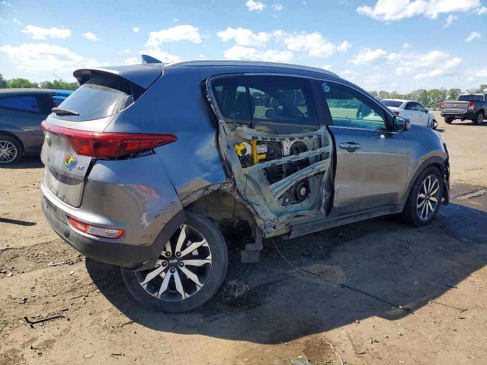 2017 Kia Sportage VIN KNDPN3AC6H7255104 COPART salvage auction — SIDE, VA - CERT OF TITLE - SALVAGE, sold $1,400 on 2026-07-08 (photo 3)