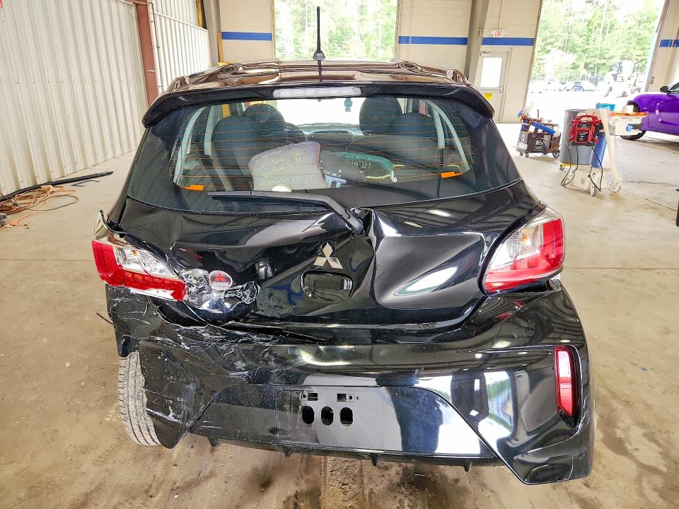 2024 Mitsubishi Mirage VIN ML32AUHJ2RH037627 COPART salvage auction — ALL OVER, Va - Cert Of Title - Salvage, sold $275 on 2026-07-31 (photo 6)