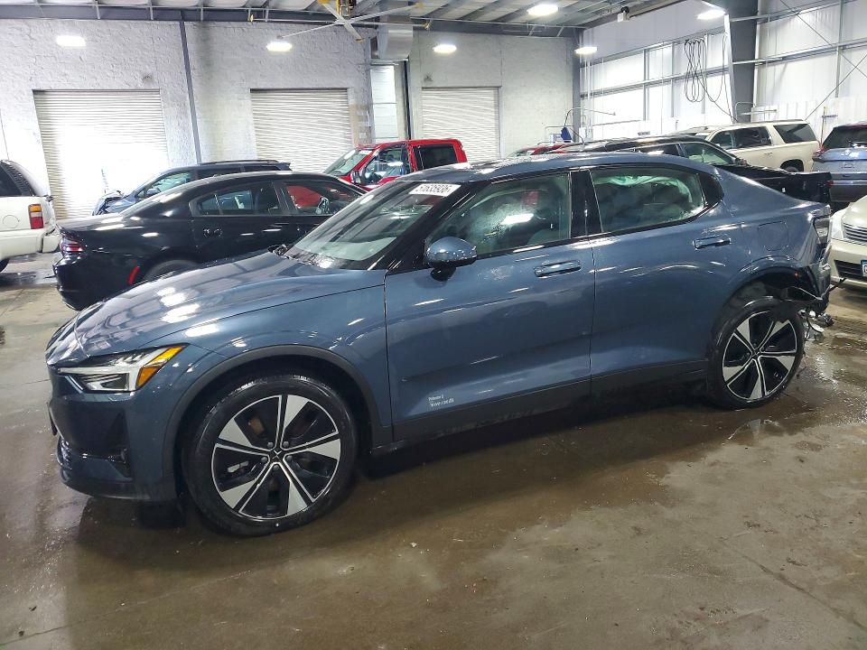 2024 Polestar 2 VIN YSMFD3KA5RL217131 COPART salvage auction — REAR END, Mn - Cert Of Title-Salvage, sold $250 on 2026-07-21 (photo 1)