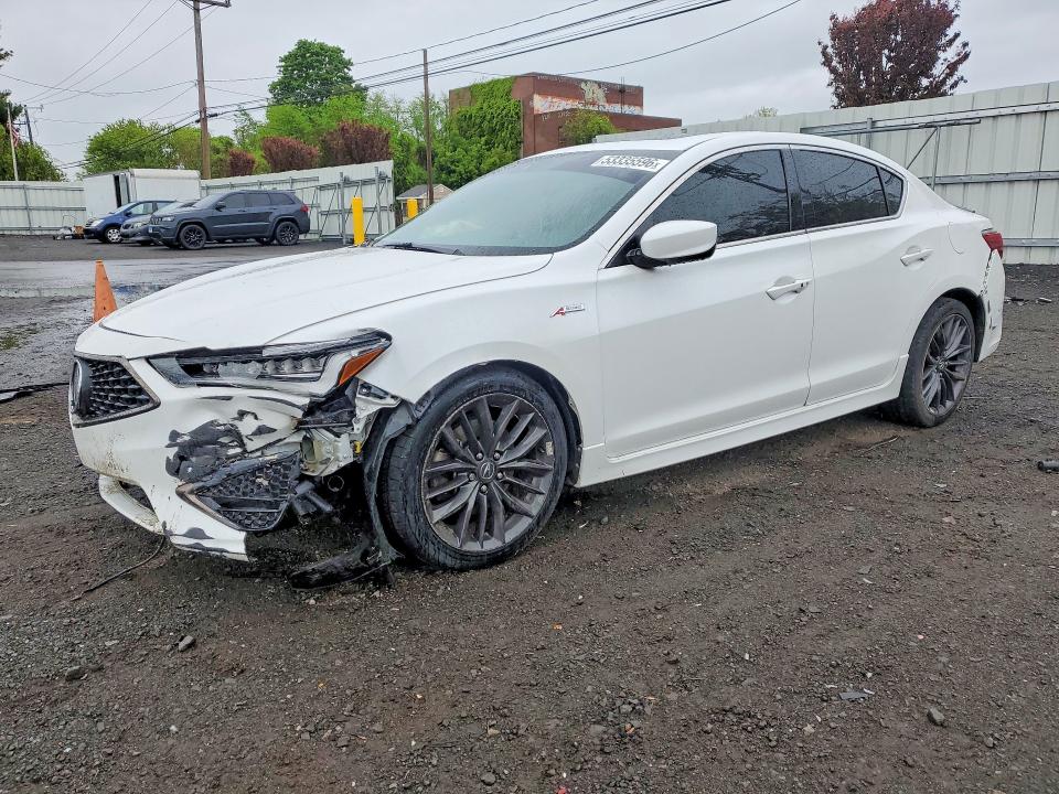 2022 Acura Ilx VIN 19UDE2F85NA006665 COPART salvage auction — FRONT END, Ct - Cert Of Title-Salvage, sold $3,550 on 2026-07-10 (photo 1)