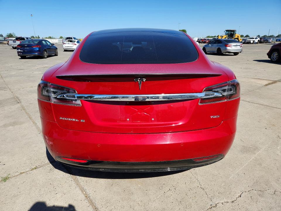 2018 Tesla Model s VIN 5YJSA1E21JF278575 COPART salvage auction — SIDE, Ca - Salvage Certificate, sold $5,300 on 2026-07-20 (photo 6)