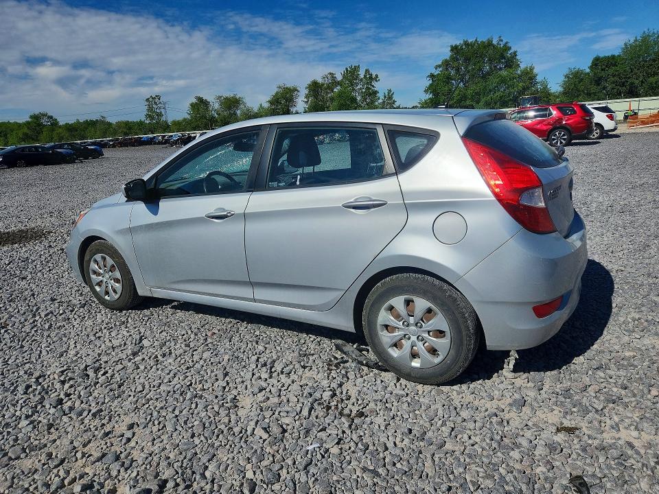 2016 Hyundai Accent VIN KMHCT5AE5GU256046 COPART salvage auction — ROOF, Il - Salvage Certificate, sold $900 on 2026-07-27 (photo 2)
