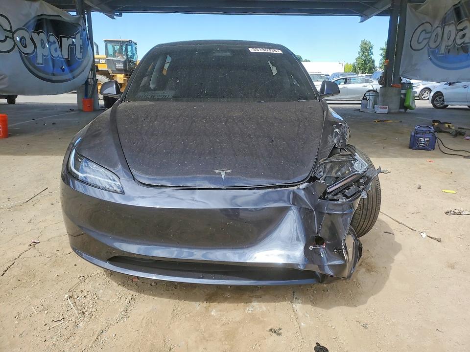 2025 Tesla Model 3 VIN 5YJ3E1EA6SF029013 COPART salvage auction — FRONT END, Ca - Salvage Certificate, sold $13,200 on 2026-07-28 (photo 5)