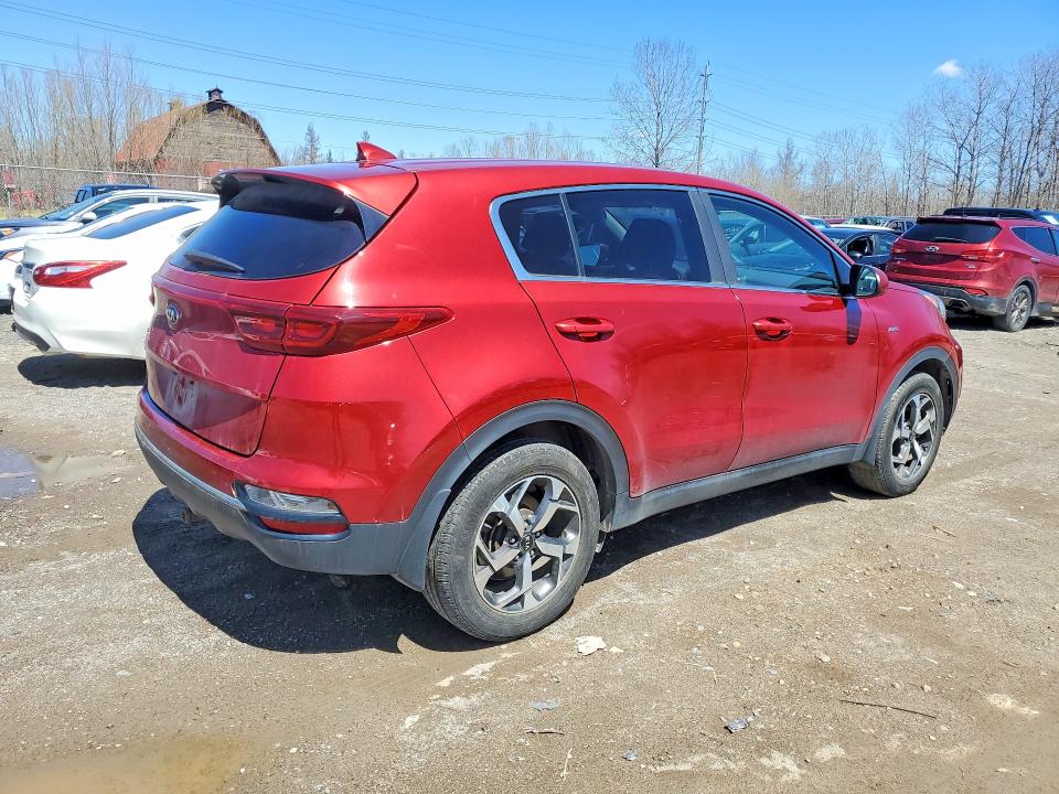 2020 Kia Sportage VIN KNDPMCAC3L7744832 COPART salvage auction — FRONT END, ON - PERMIT NO BRAND - UNFIT, sold $6,200 on 2026-07-14 (photo 3)