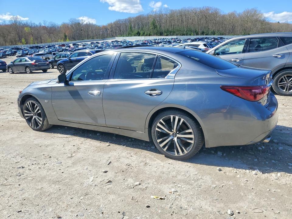 2018 Infiniti Q50 VIN JN1EV7AR4JM441219 COPART salvage auction — FRONT END, MA - CERT OF TITLE-SALVAGE, sold $2,000 on 2026-07-15 (photo 2)