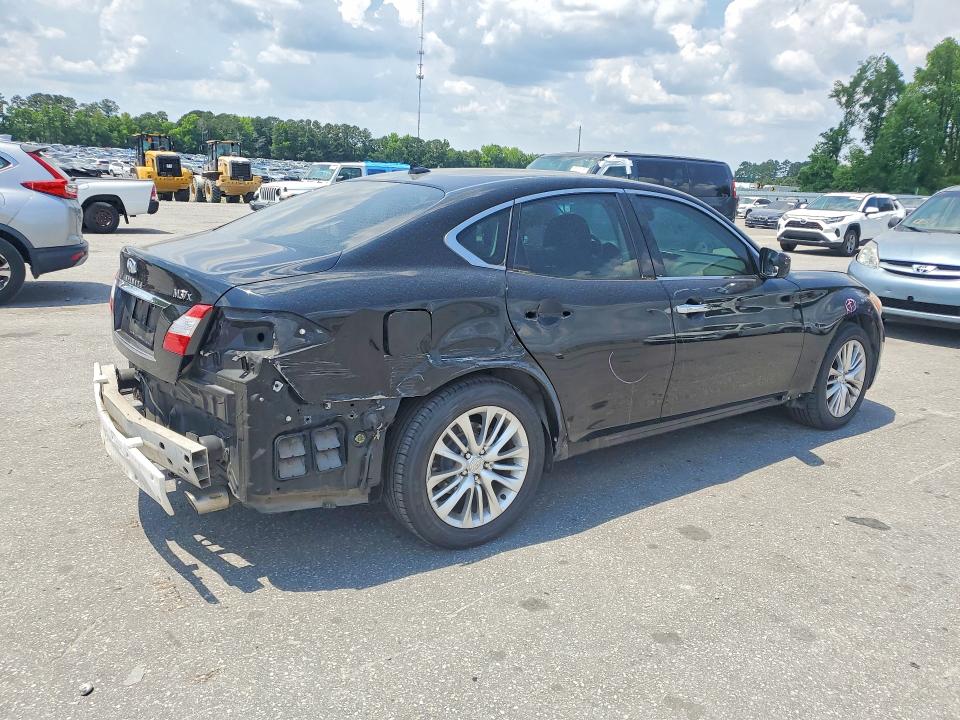 2012 Infiniti M VIN JN1BY1AR6CM396763 COPART salvage auction — REAR END, Nc - Salvage Certificate Of Title, sold $300 on 2026-07-21 (photo 3)