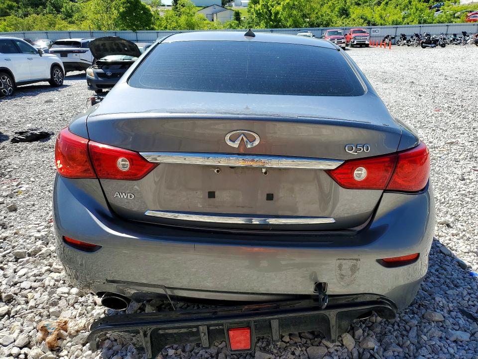 2014 Infiniti Q50 VIN JN1BV7AR5EM688306 COPART salvage auction — FRONT END, Ky - Bill Of Sale/Part Only/No Titl, sold $325 on 2026-07-10 (photo 6)