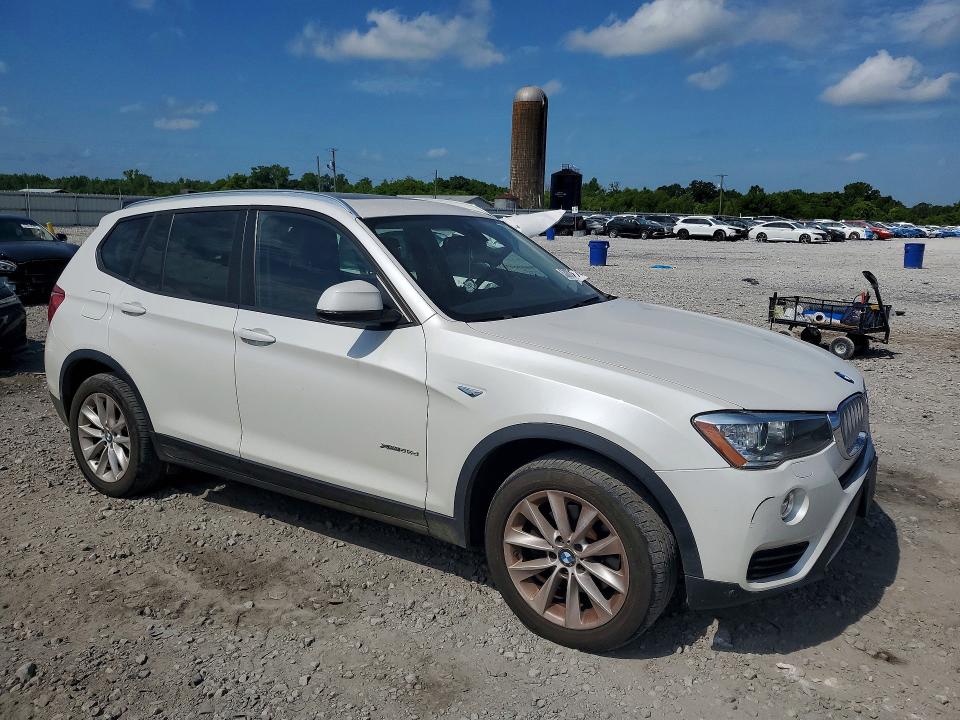 2015 BMW X3 VIN 5UXWY3C50F0E97461 COPART salvage auction — WATER/FLOOD, AL - CERT OF TITLE-SALVAGE TITLE, sold $4,100 on 2026-07-02 (photo 4)