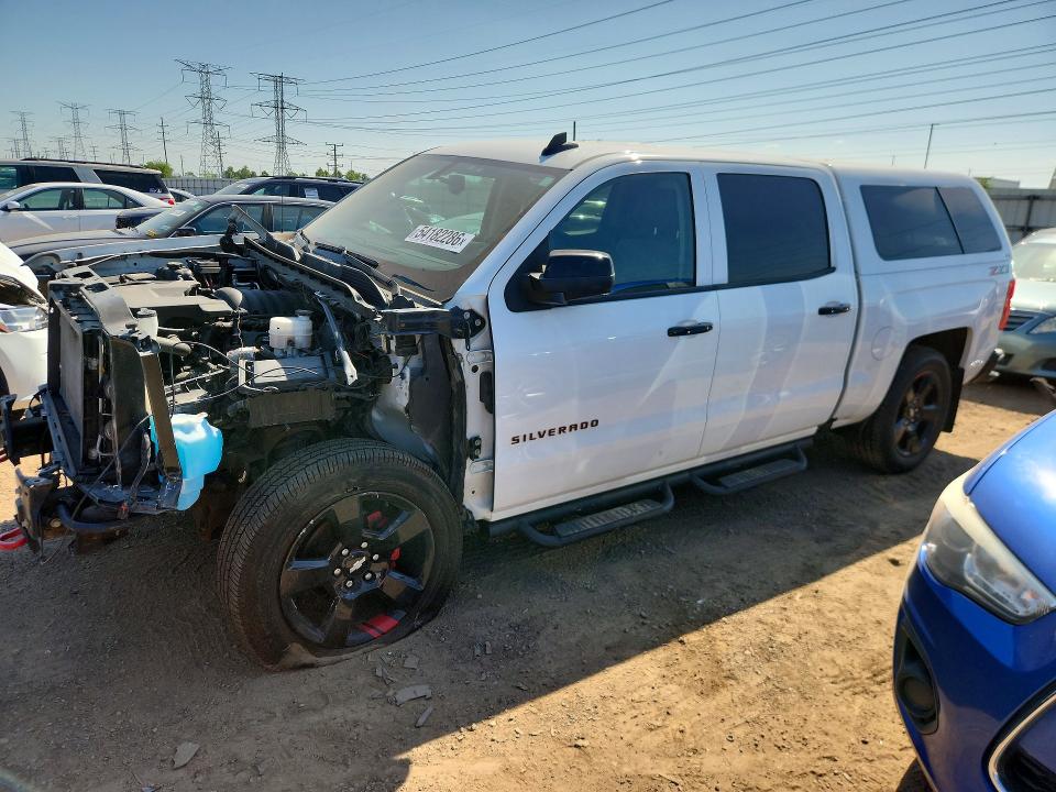 2018 Chevrolet Silverado VIN 3GCUKSEC0JG150391 COPART salvage auction — FRONT END, Il - Salvage Certificate, sold $5,300 on 2026-07-09 (photo 1)