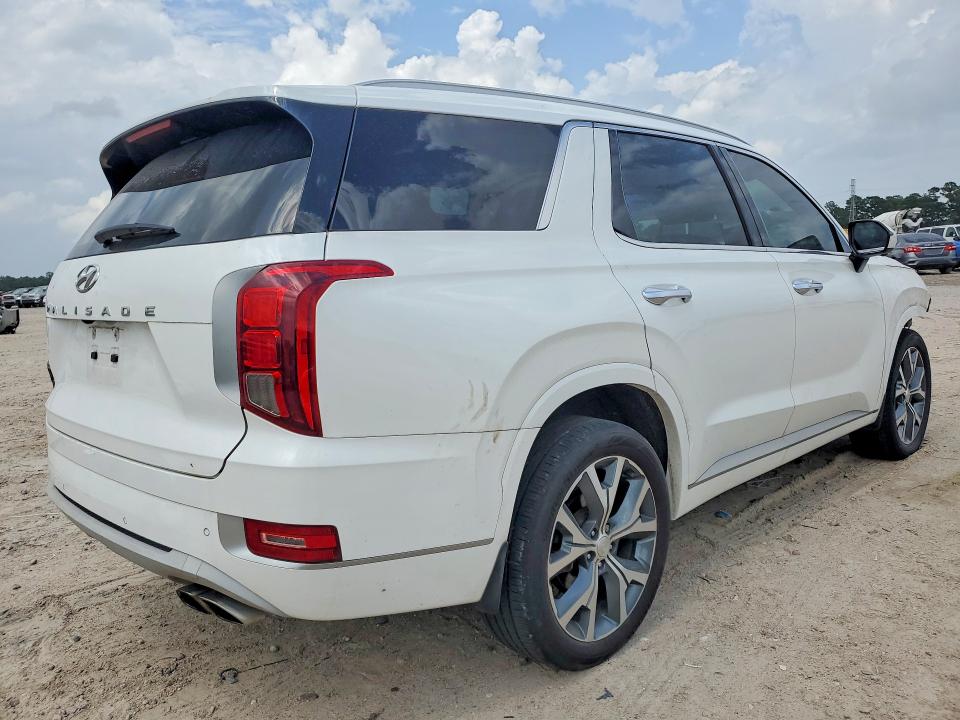 2021 Hyundai Palisade VIN KM8R54HE6MU226070 COPART salvage auction — FRONT END, Tx - Salvage Vehicle Title, sold $6,900 on 2026-07-14 (photo 3)