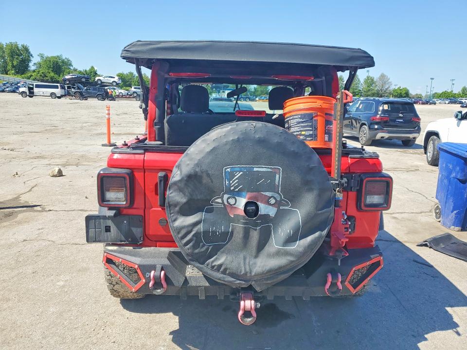2020 Jeep Wrangler / VIN 1C4GJXAN7LW278586 COPART salvage auction — WATER/FLOOD, Mo - Salvage Certificate Of Title, sold $6,500 on 2026-07-10 (photo 6)