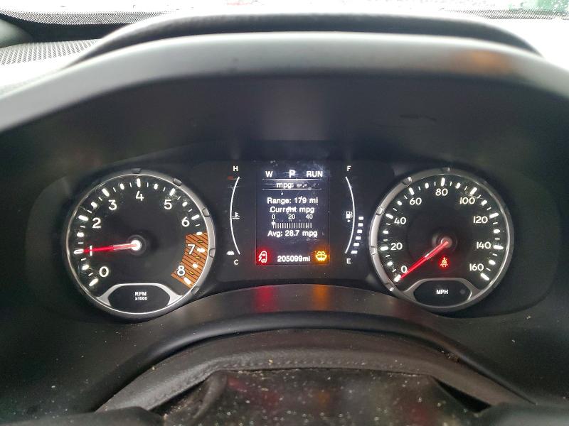 2020 Jeep Renegade VIN ZACNJABB4LPM04504 COPART salvage auction — HAIL, Ok - Cert Of Title-Salvage, sold $1,650 on 2026-08-14 (photo 9)