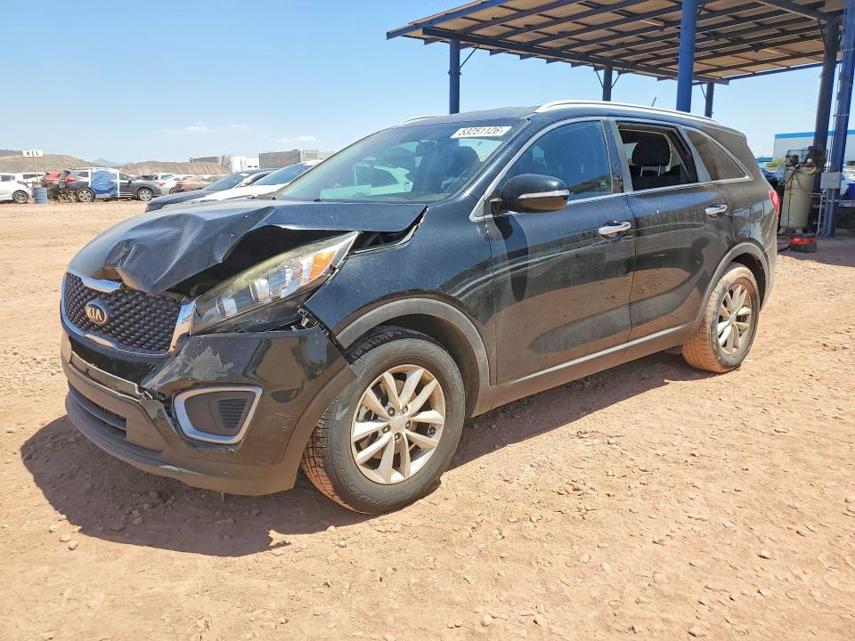 2018 Kia Sorento VIN 5XYPG4A51JG393935 COPART salvage auction — FRONT END, AZ - CERT OF TITLE - SALVAGE, sold $2,650 on 2026-07-14 (photo 1)
