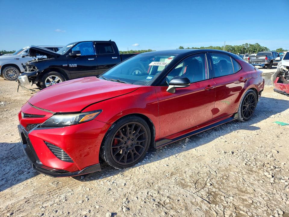 2020 Toyota Camry VIN 4T1NZ1AK9LU038174 COPART salvage auction — REAR END, Tx - Salvage Vehicle Title, sold $7,200 on 2026-07-28 (photo 1)