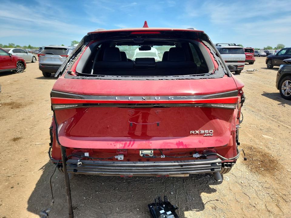 2024 Lexus Rx 350 VIN 2T2BAMCA0RC047870 COPART salvage auction — REAR END, IL - SALVAGE CERTIFICATE, sold $10,500 on 2026-07-16 (photo 6)