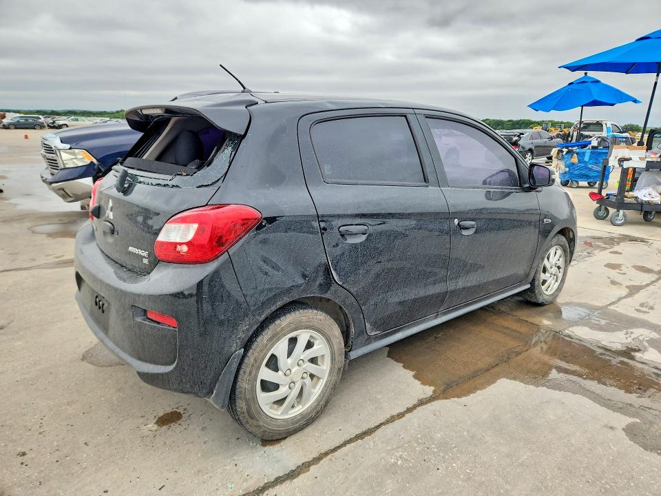 2018 Mitsubishi VIN ML32A4HJ3JH011946 COPART salvage auction — REAR END, Tx - Salvage Vehicle Title, sold $350 on 2026-07-23 (photo 3)