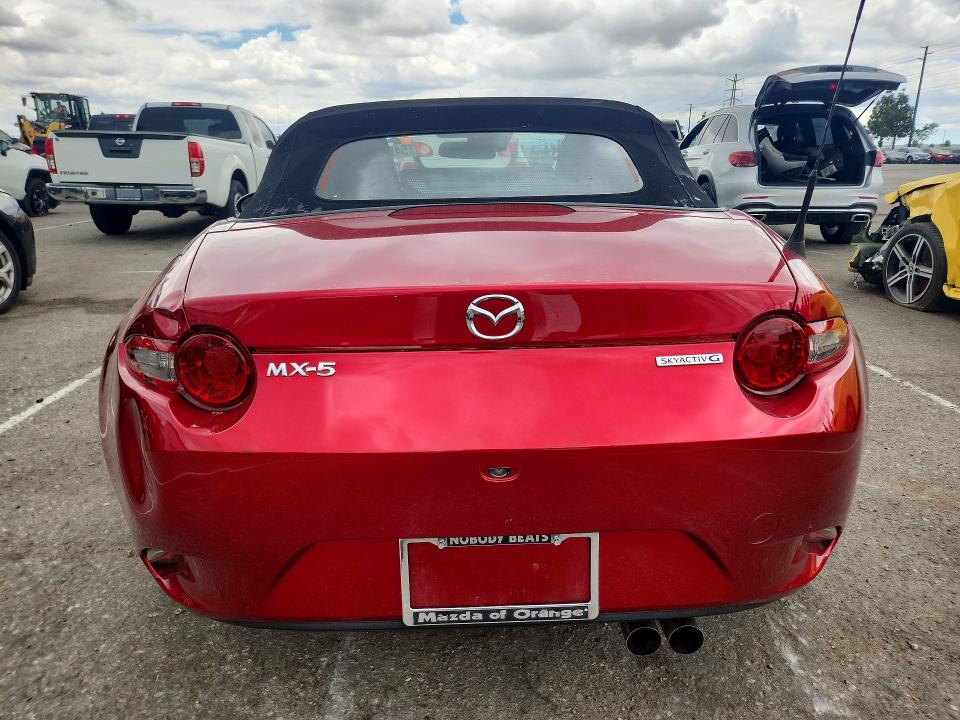 2020 Mazda Mx-5 VIN JM1NDAB78L0414335 COPART salvage auction — FRONT END, Ca - Salvage Certificate, sold $3,850 on 2026-07-02 (photo 6)