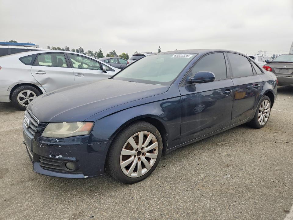 2011 Audi A4 VIN WAUAFAFL1BN028113 — COPART salvage auction photo