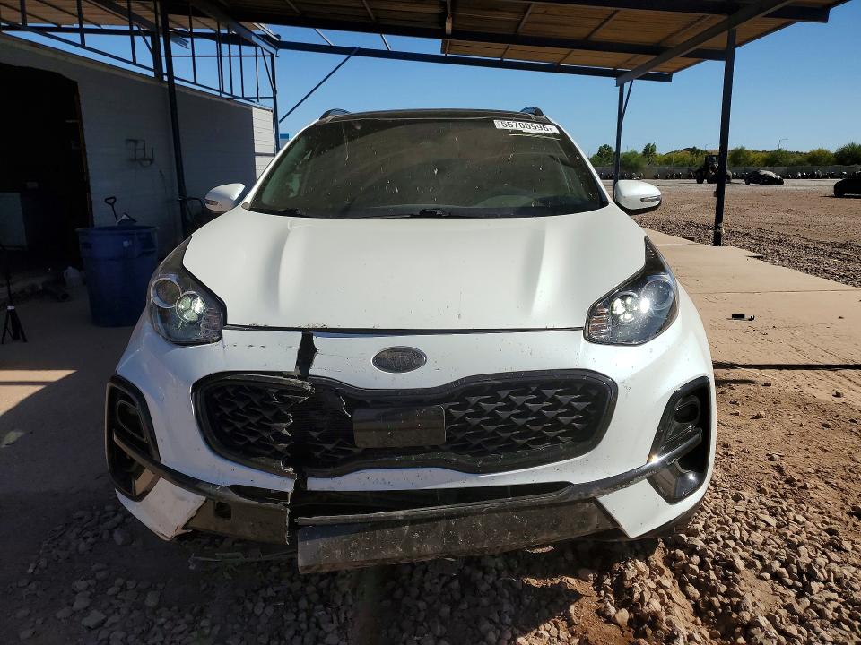 2022 Kia Sportage VIN KNDP6CAC9N7997165 COPART salvage auction — FRONT END, Az - Cert Of Title - Salvage, sold $5,400 on 2026-07-16 (photo 5)