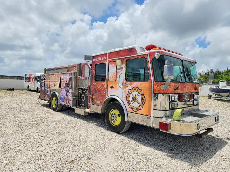 1995 Spartan motors Firetruck VIN 4S7GT9C07SC017366 COPART salvage auction — NORMAL WEAR, FL - CERTIFICATE OF TITLE, sold $3,000 on 2026-07-08 (photo 1)