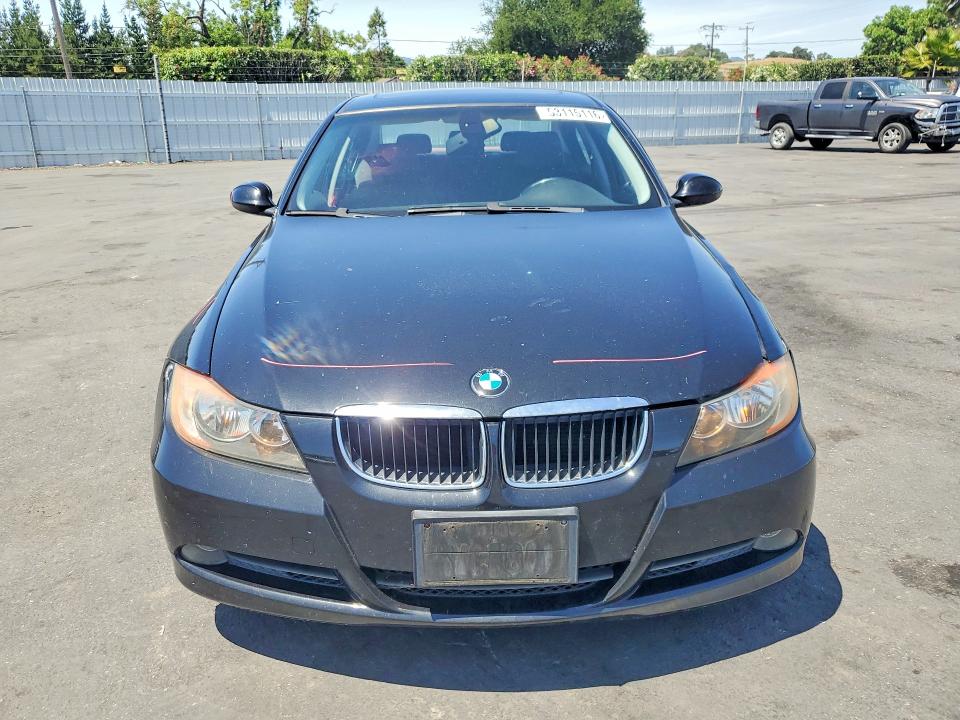 2007 BMW 3 series VIN WBAVC53577FZ70708 COPART salvage auction — FRONT END, Ca - Salvage Certificate, sold $525 on 2026-07-14 (photo 5)