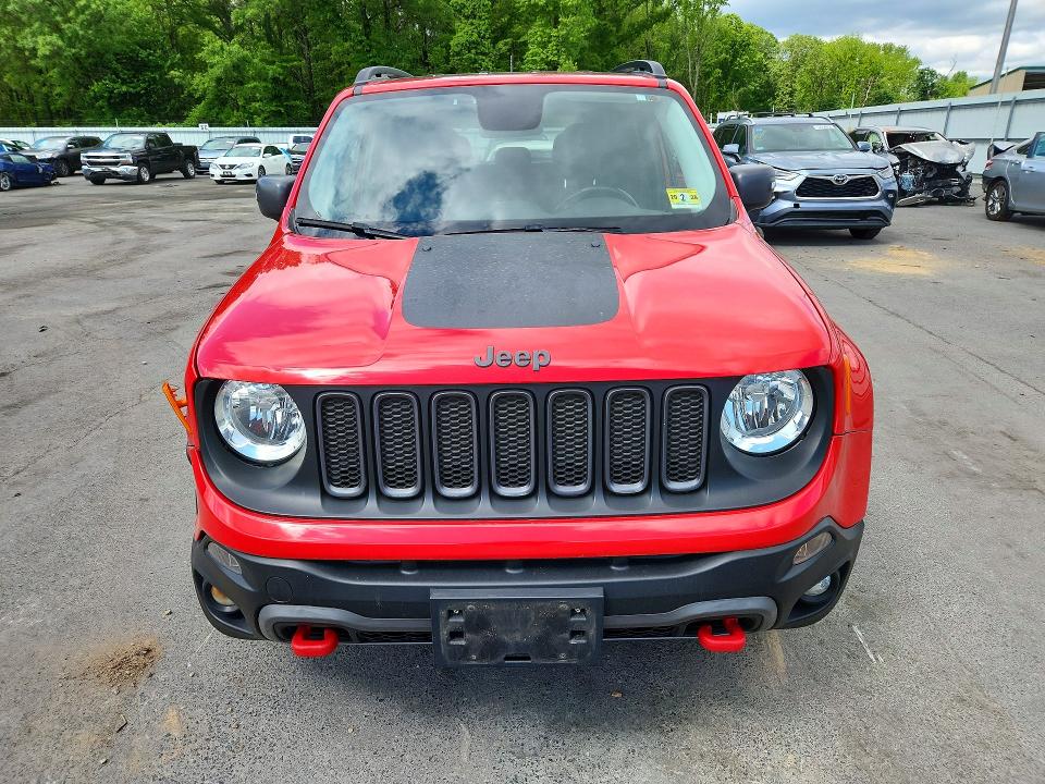 2017 Jeep Renegade VIN ZACCJBCB0HPG41268 COPART salvage auction — FRONT END, Nj - Cert Of Title-Salvage, sold $2,500 on 2026-07-09 (photo 5)