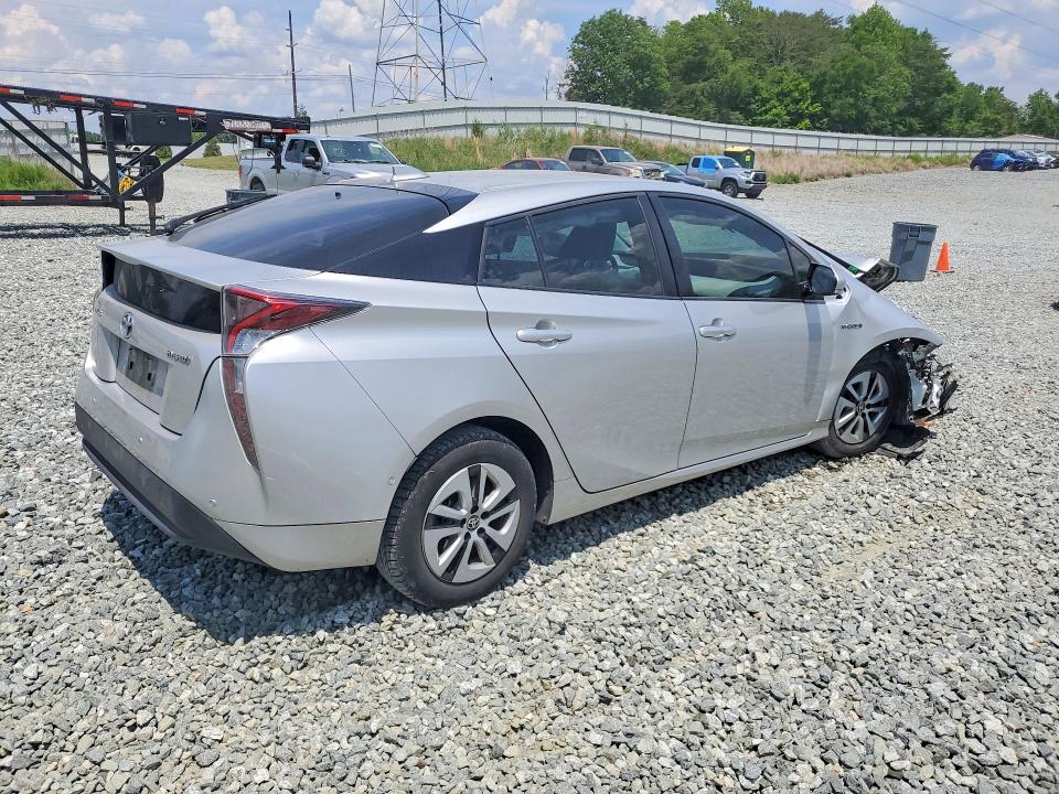 2018 Toyota Prius VIN JTDKARFU6J3551652 COPART salvage auction — FRONT END, Nc - Salvage Certificate Of Title, sold $2,100 on 2026-07-08 (photo 3)