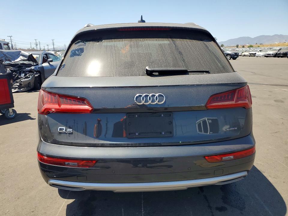 2020 Audi Q5 VIN WA1ANAFY8L2048597 COPART salvage auction — FRONT END, Ca - Salvage Certificate, sold $8,200 on 2026-07-06 (photo 6)