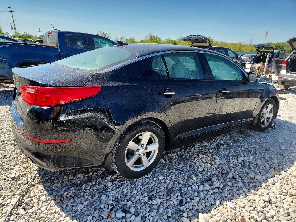 2014 Kia VIN 5XXGM4A71EG339068 COPART salvage auction — FRONT END, Mi - Certificate Of Title, sold $625 on 2026-07-02 (photo 3)
