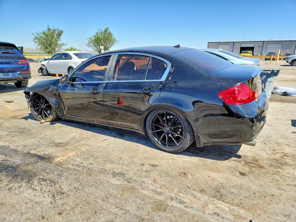 2013 Infiniti G VIN JN1CV6AR8DM761617 COPART salvage auction — FRONT END, Nm - Cert Of Title-Salvage, sold $1,000 on 2026-08-03 (photo 2)