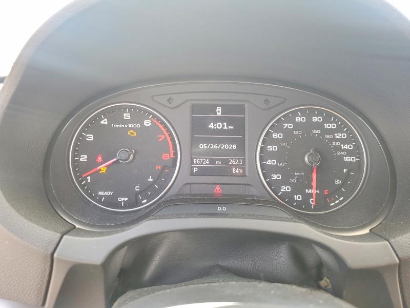 2018 Audi A3 VIN WAUAUGFF8J1038789 COPART salvage auction — FRONT END, Ca - Salvage Certificate, sold $2,350 on 2026-07-06 (photo 9)