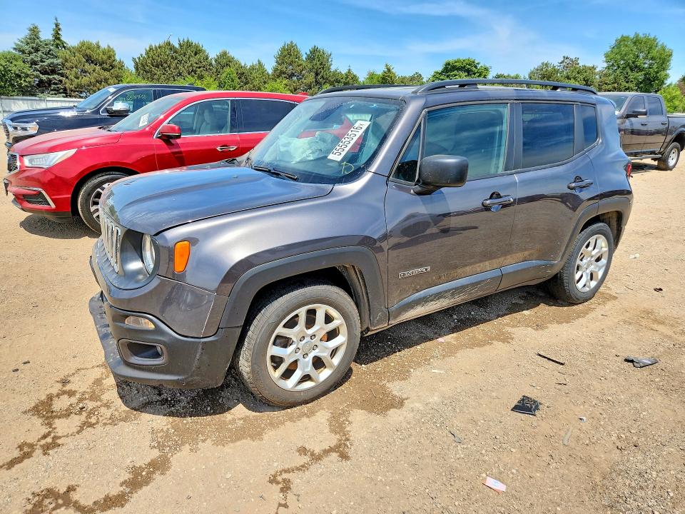 2018 Jeep VIN ZACCJABB7JPJ70637 COPART salvage auction — REAR END, Il - Salvage Certificate, sold $1,100 on 2026-07-09 (photo 1)