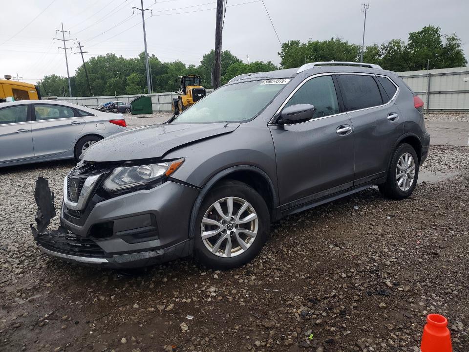 2017 Nissan Rogue VIN KNMAT2MT1HP595147 COPART salvage auction — FRONT END, OH - CERT OF TITLE-SALVAGE, sold $600 on 2026-07-24 (photo 1)
